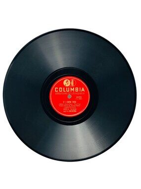Orrin Tucker If I Knew Then 10 Inch Shellac 78 RPM Columbia Records 35256